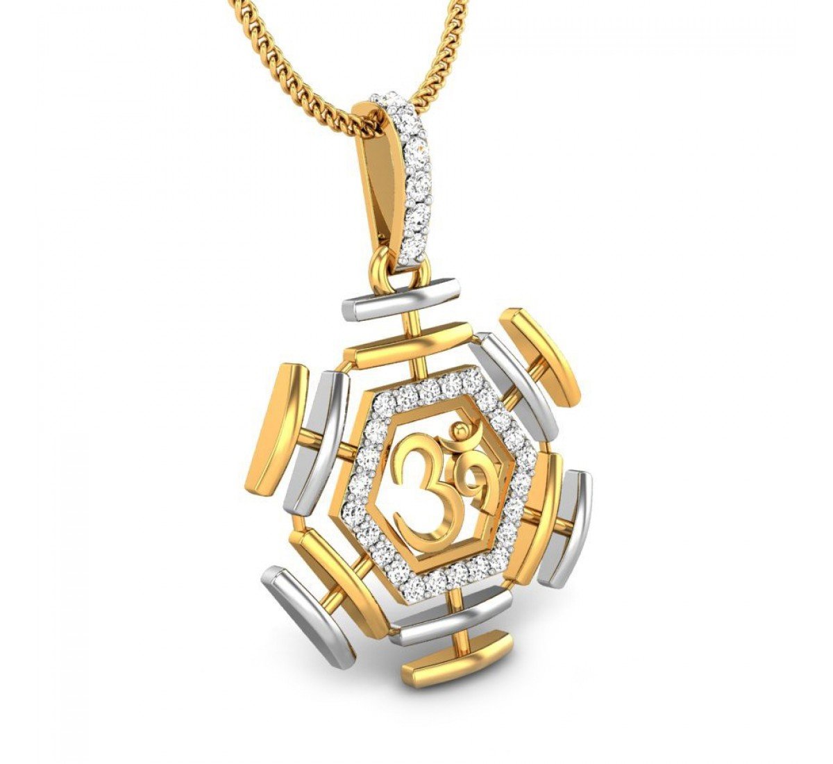 Omkara Essence Diamond Pendant