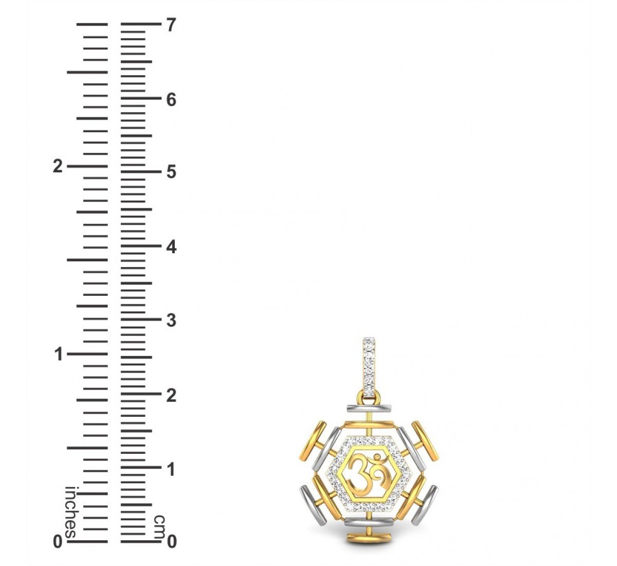 Omkara Essence Diamond Pendant