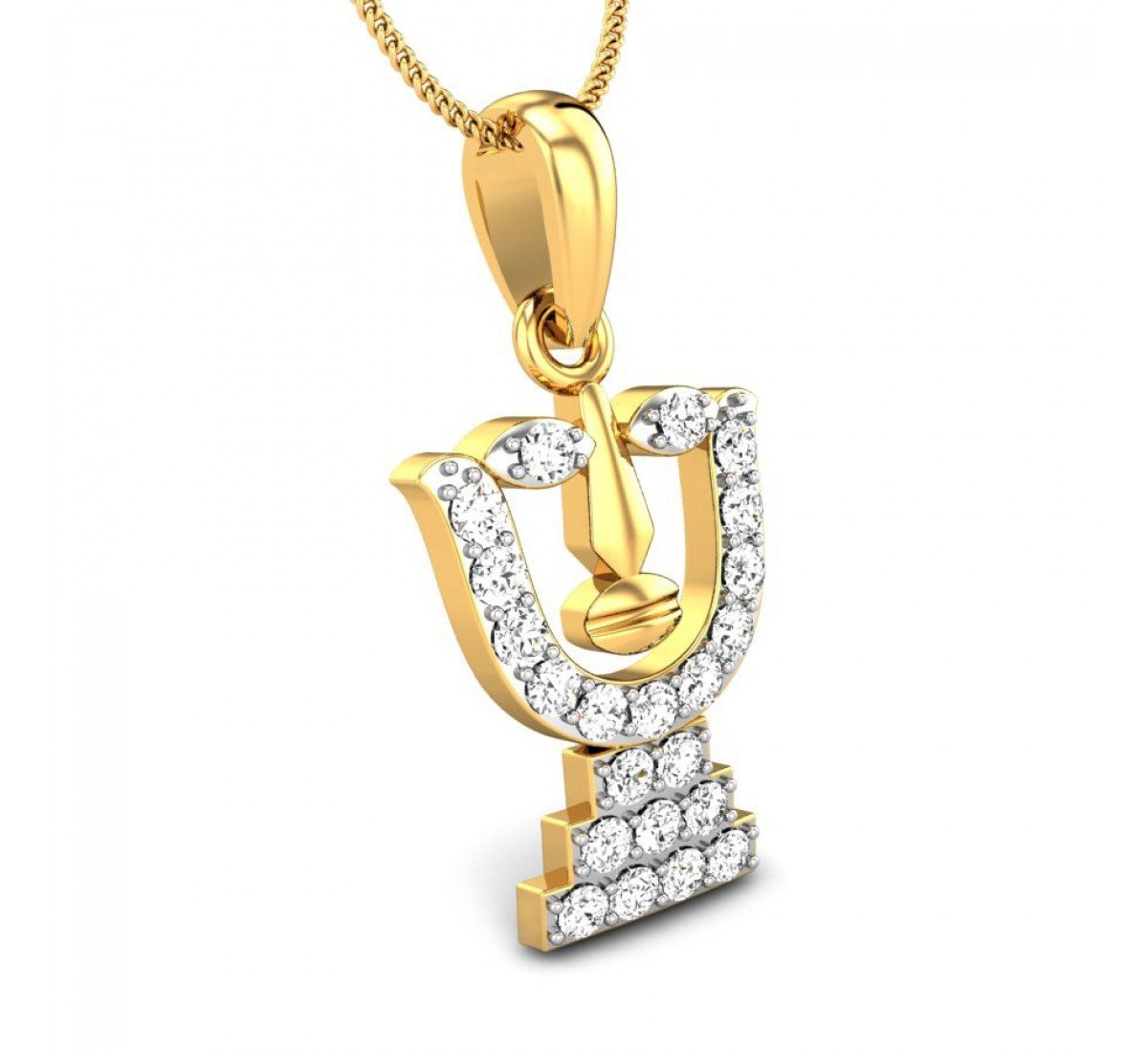 Honor of Rani Sati Diamond Pendant