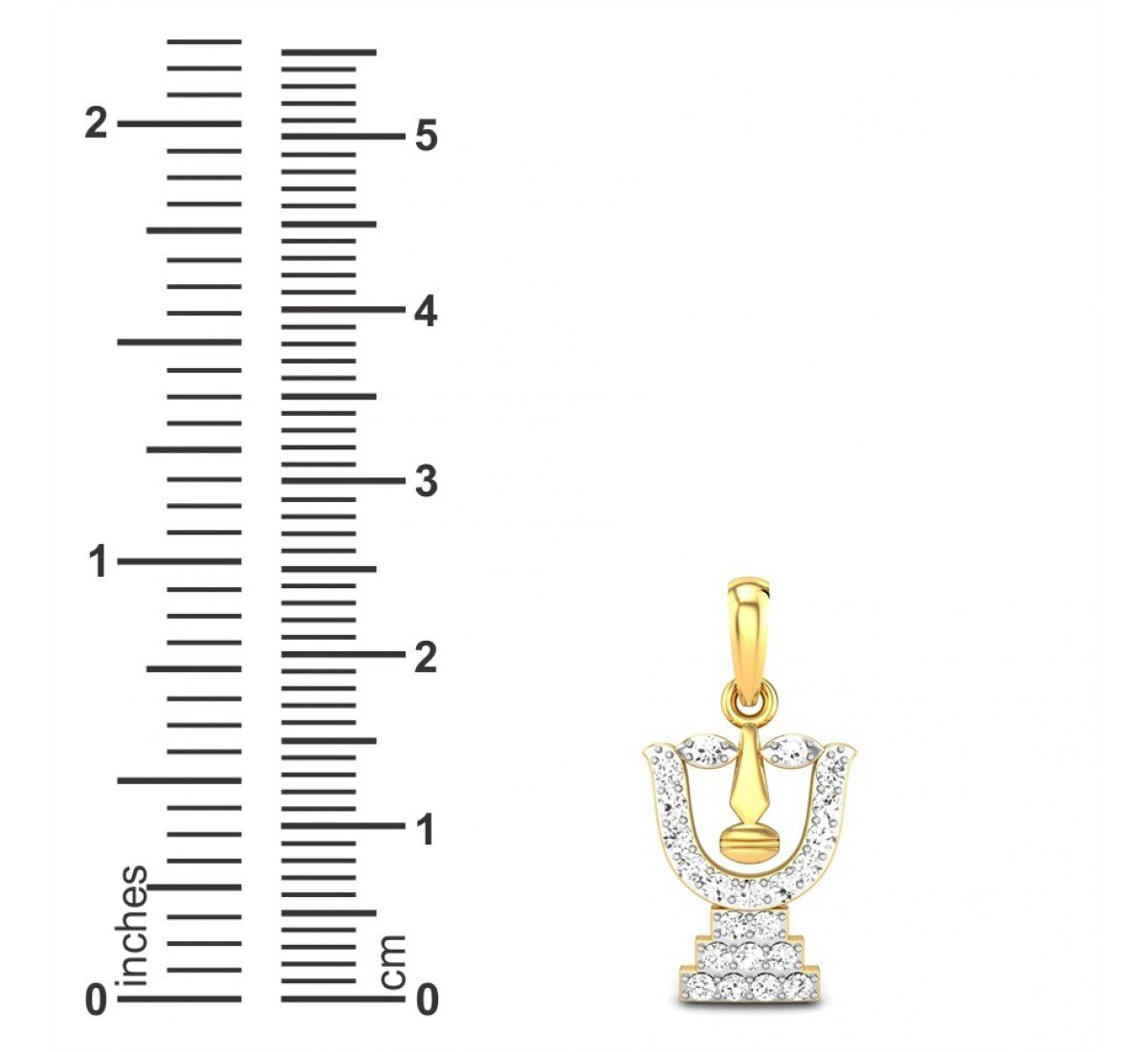 Honor of Rani Sati Diamond Pendant