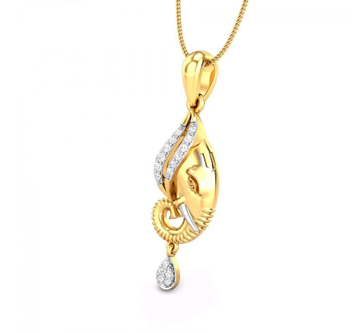 Vighneshwar Diamond Pendant