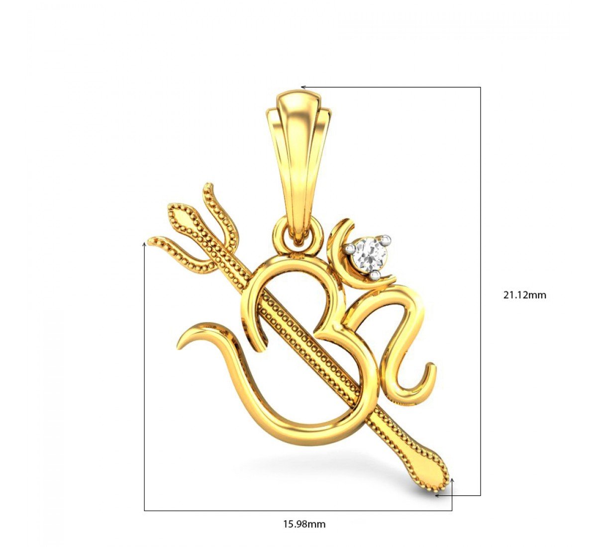 Mrityunjay Diamond Pendant