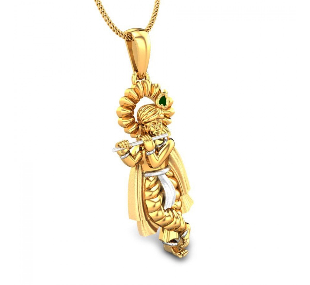 Balak Krishna Diamond Pendant