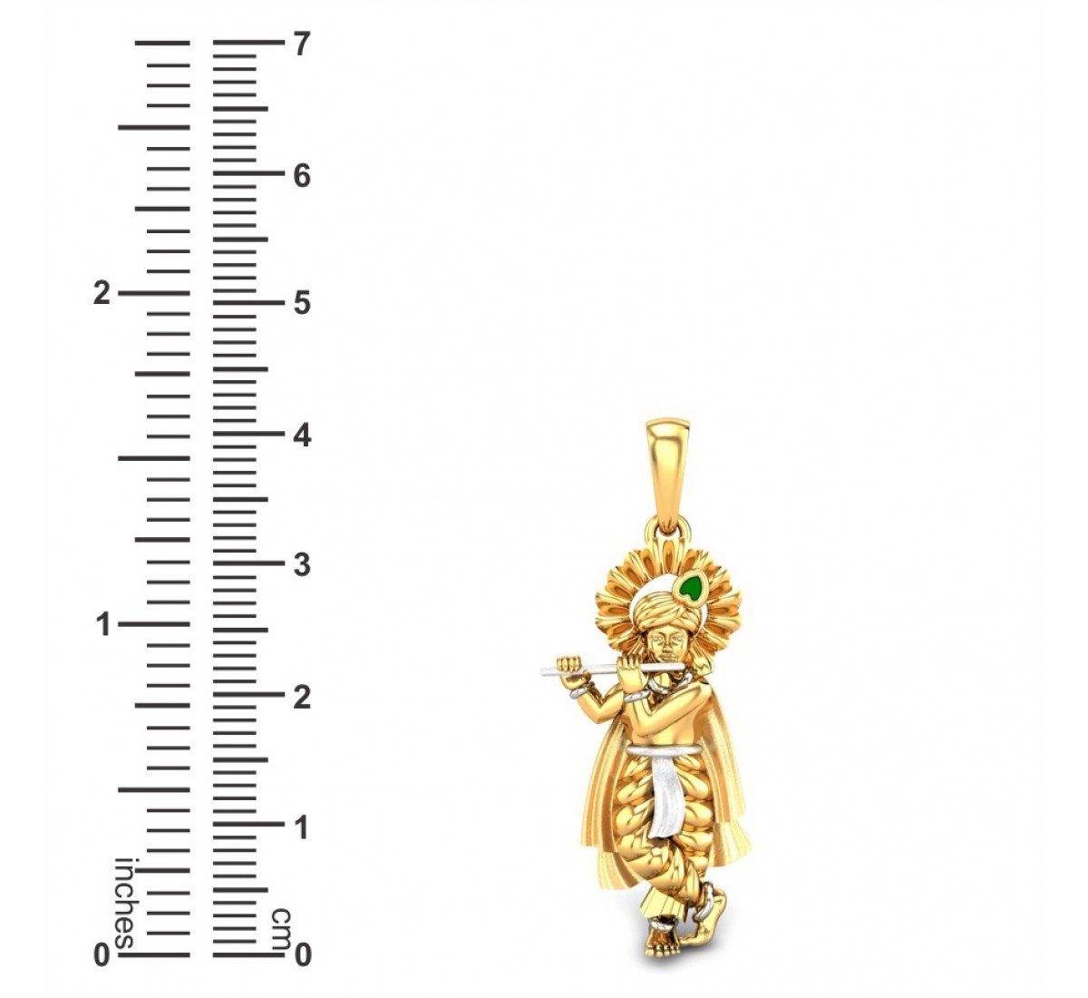 Balak Krishna Diamond Pendant