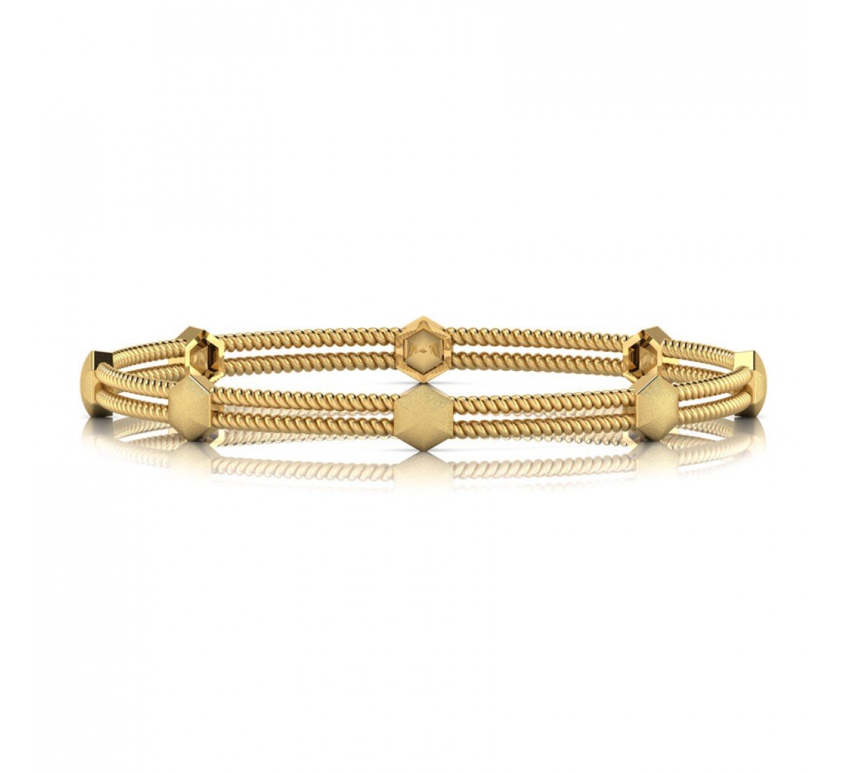 Artsy Dreams Gold Bangles