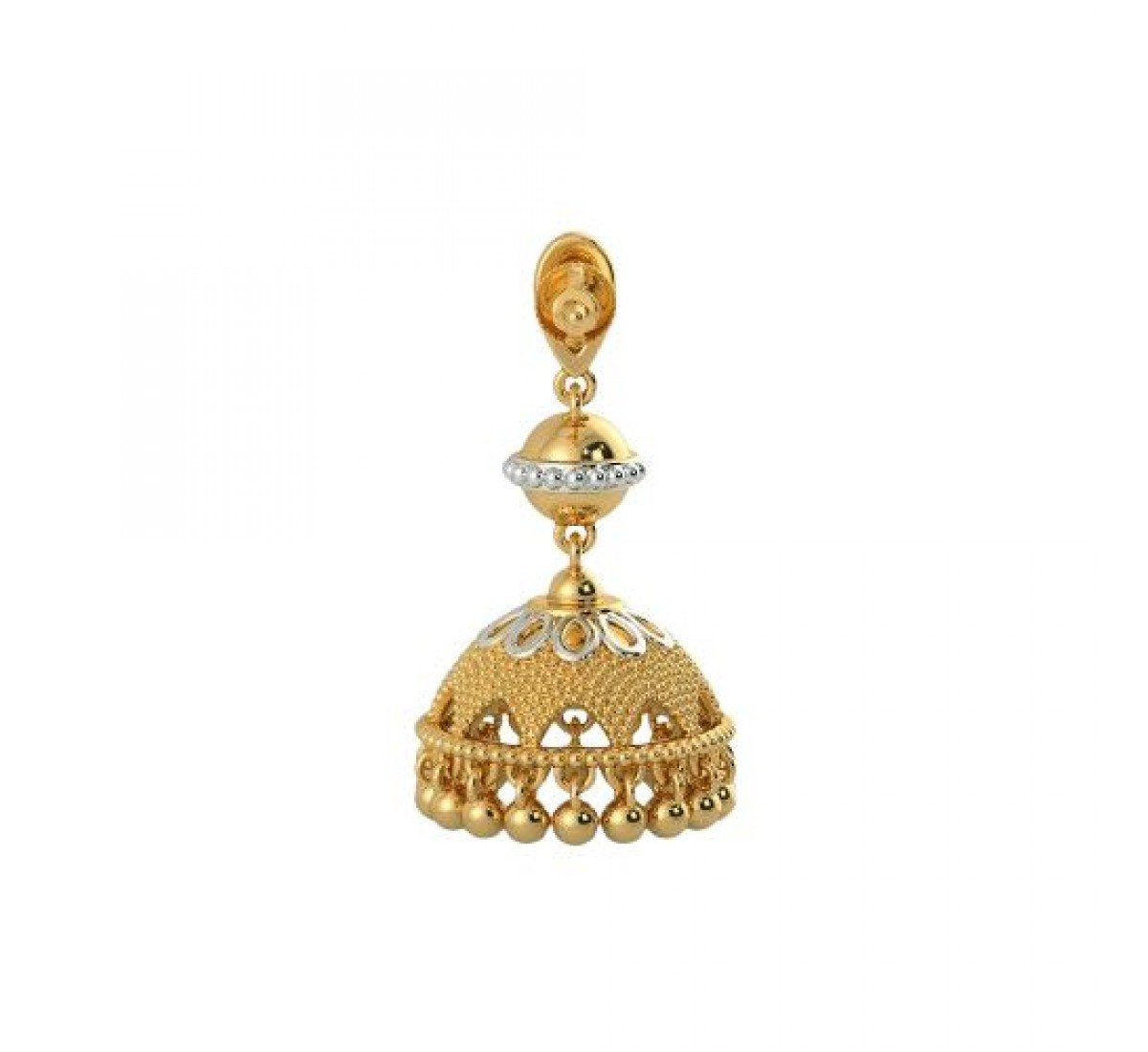 Breeze Alvina Diamond Jhumkas