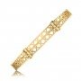 Teardrop Lace Gold Bangles