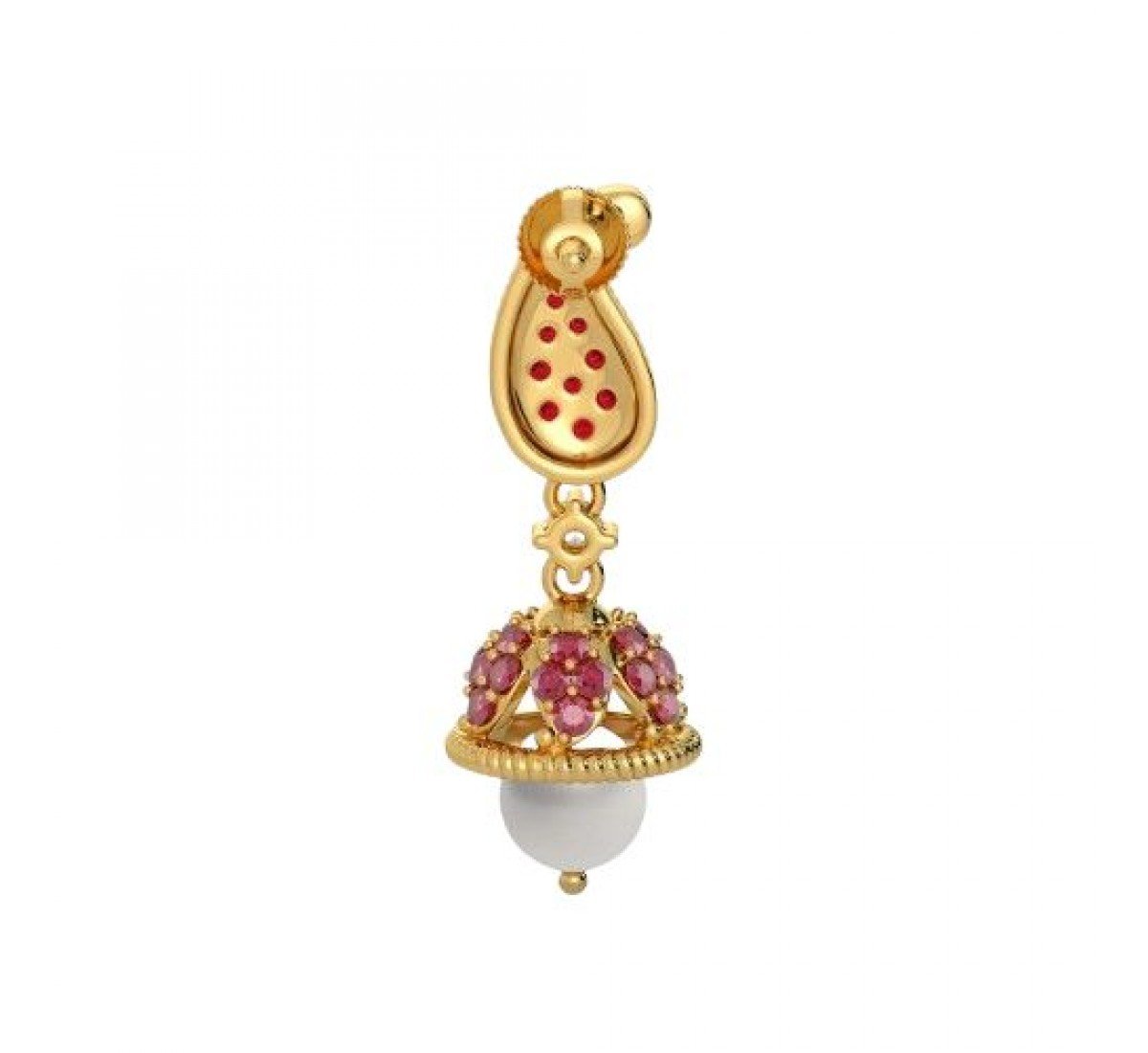 Molly Amara Diamond Jhumkas