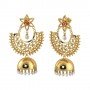 Drapes Ansley Gold Jhumkas