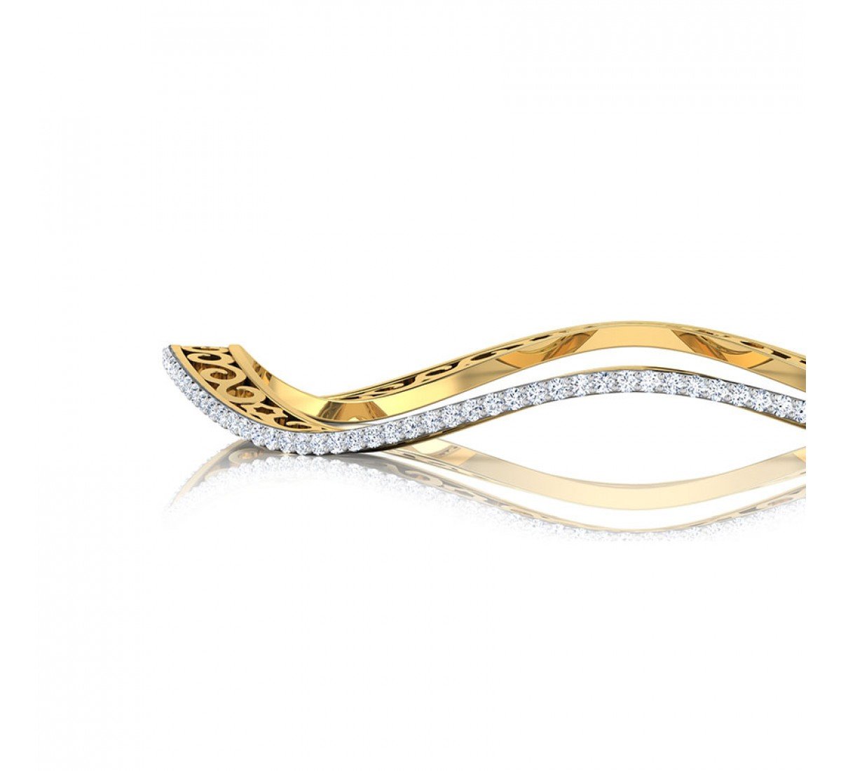 Artistic Diamond Bangles