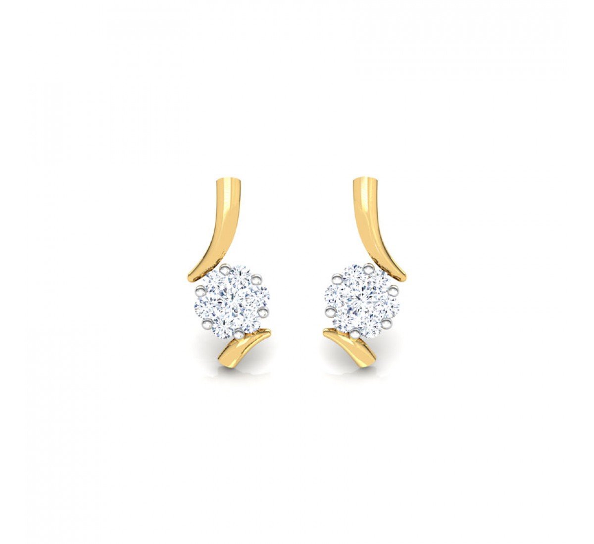 Saffron Diamond Earrings