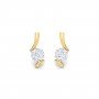 Saffron Diamond Earrings