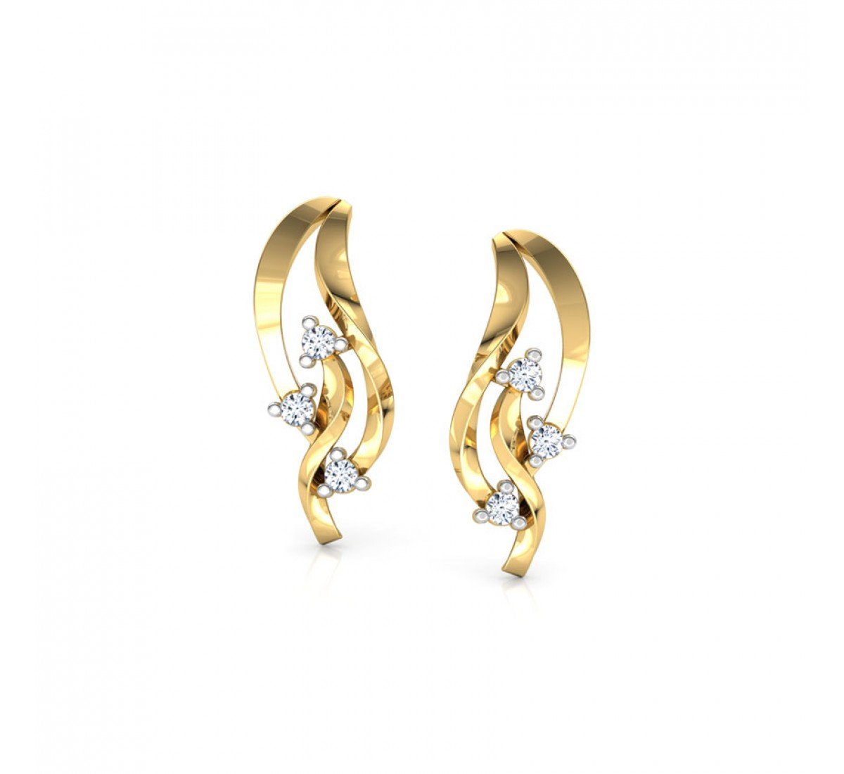 Shosa Yield Diamond Earrings