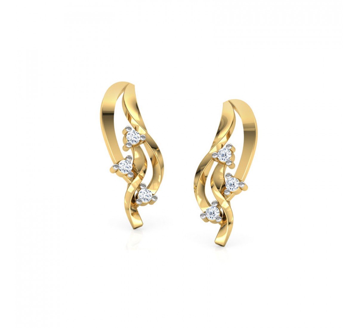 Shosa Yield Diamond Earrings