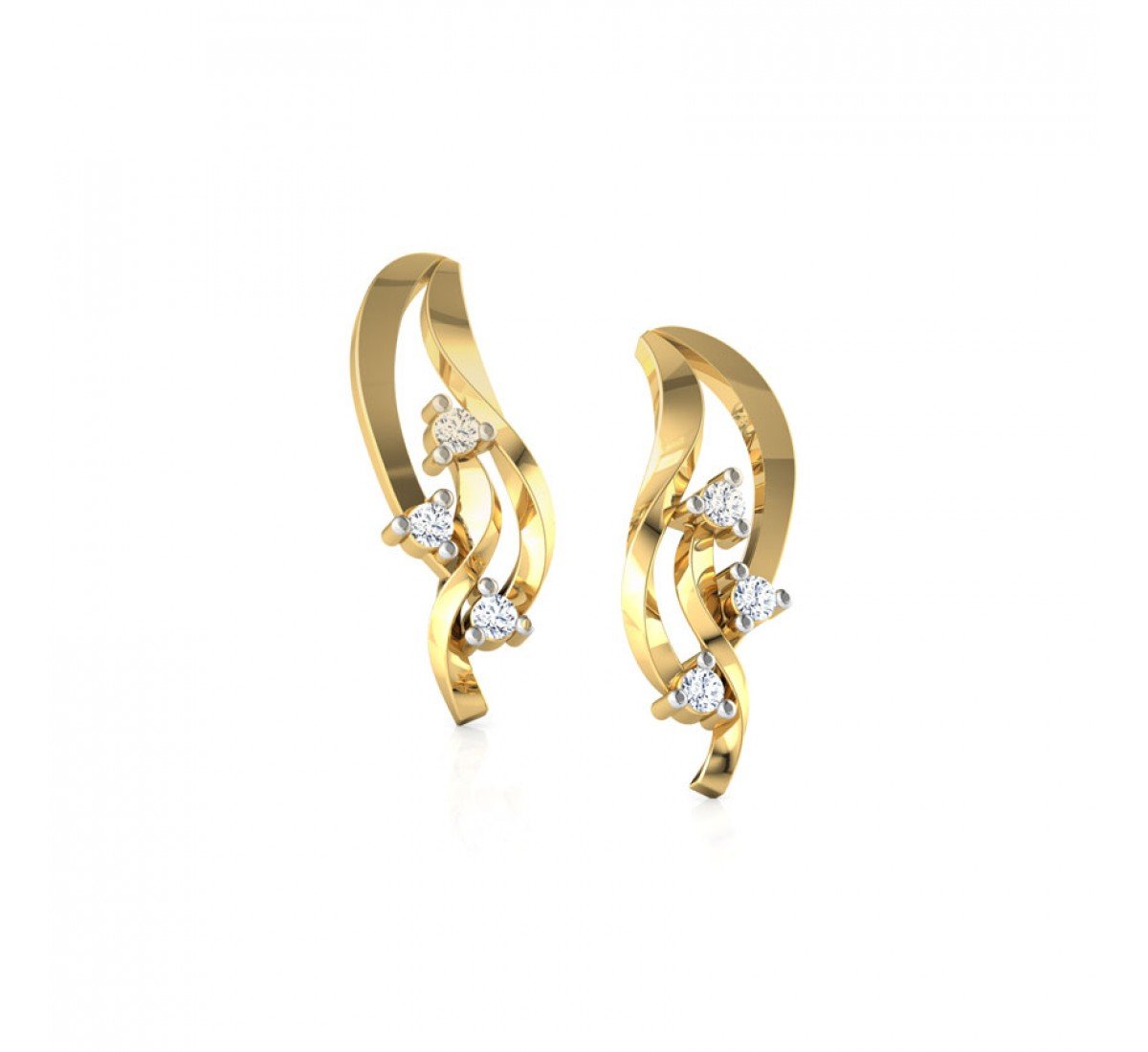 Shosa Yield Diamond Earrings