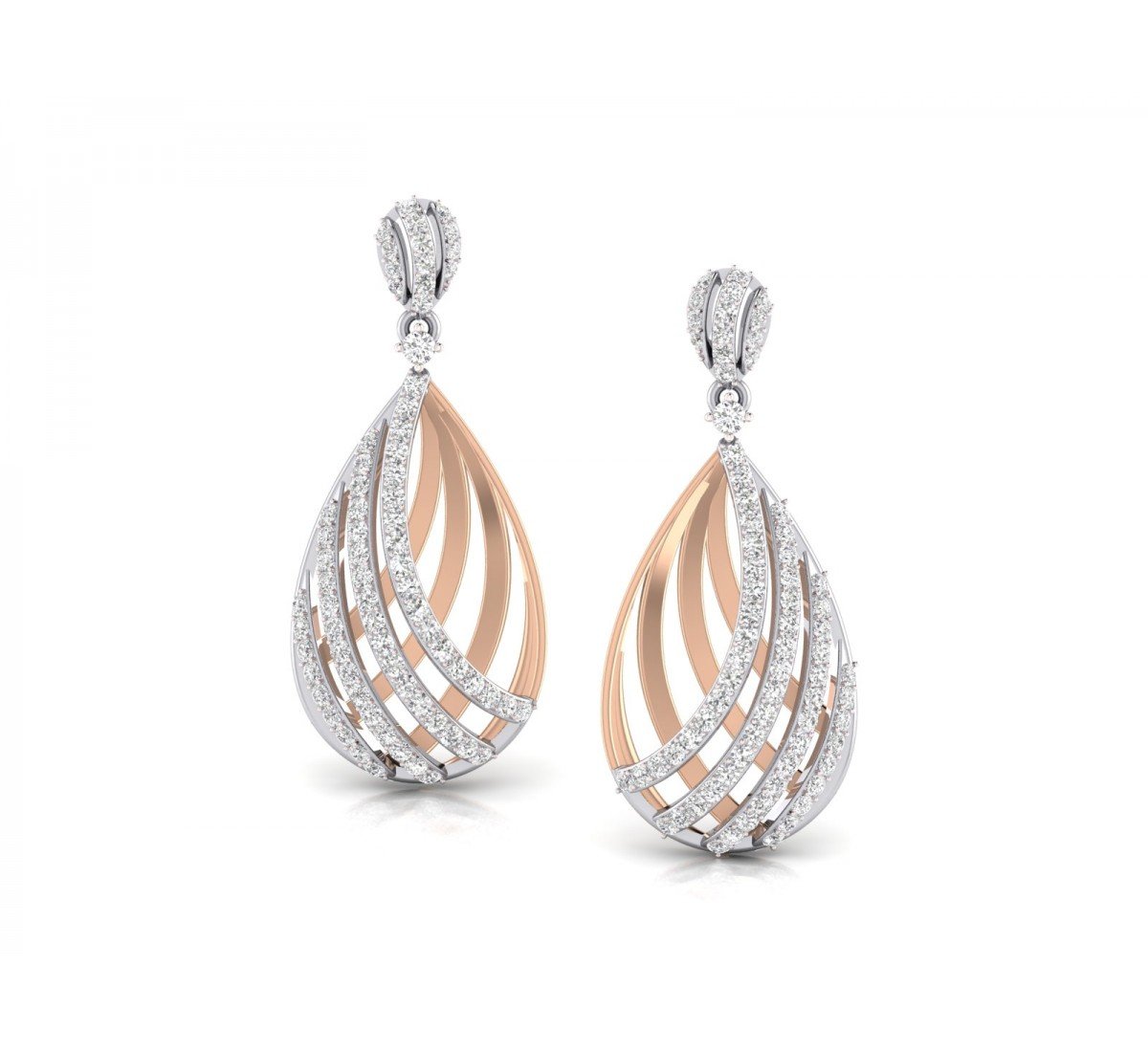 Zenith Alocasia Diamond Earrings