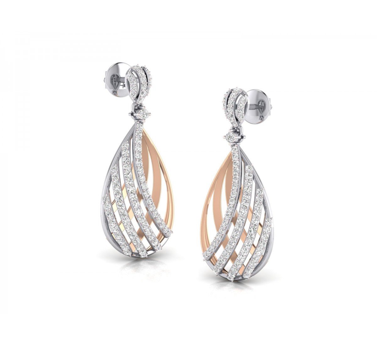 Zenith Alocasia Diamond Earrings