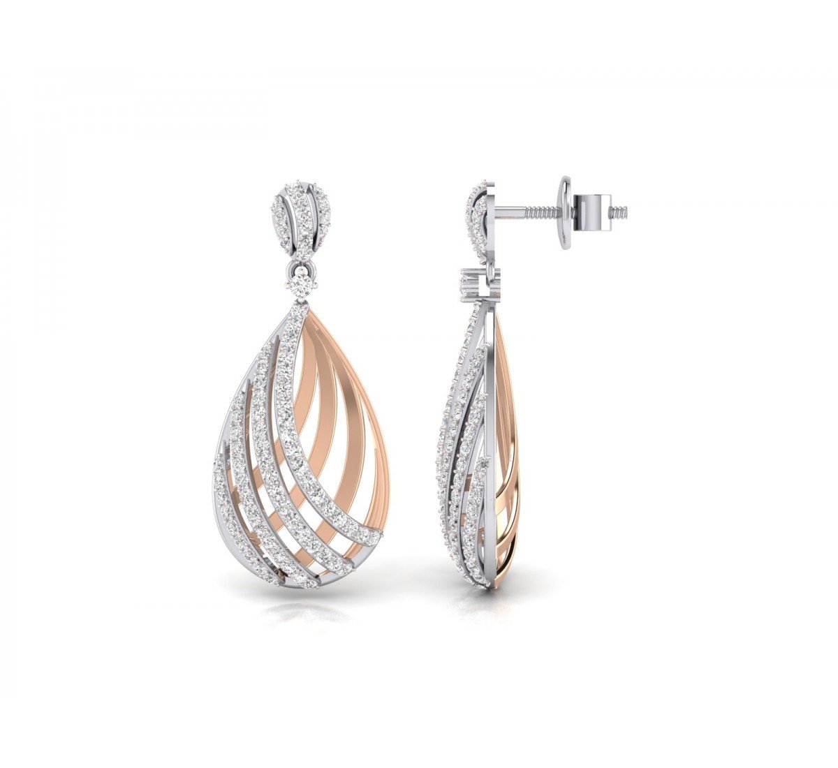 Zenith Alocasia Diamond Earrings