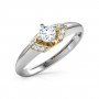 Quartz Glim Solitaire Diamond Ring