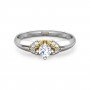 Quartz Glim Solitaire Diamond Ring