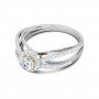 Curvace Solitaire Diamond Ring