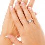 Curvace Solitaire Diamond Ring