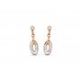 Swirl Peafowl Diamond Earrings