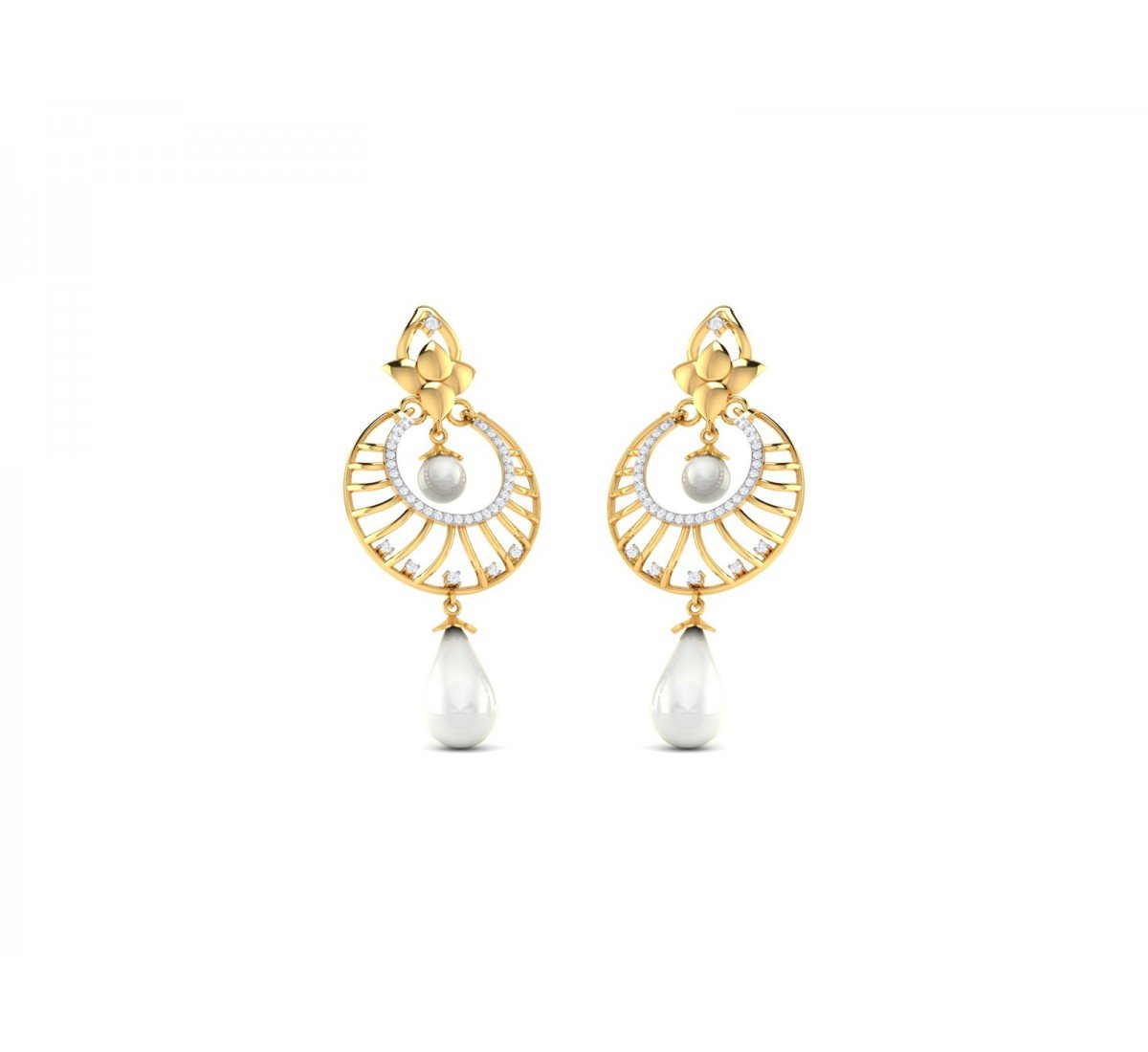 Monifa Grain Diamond Earrings