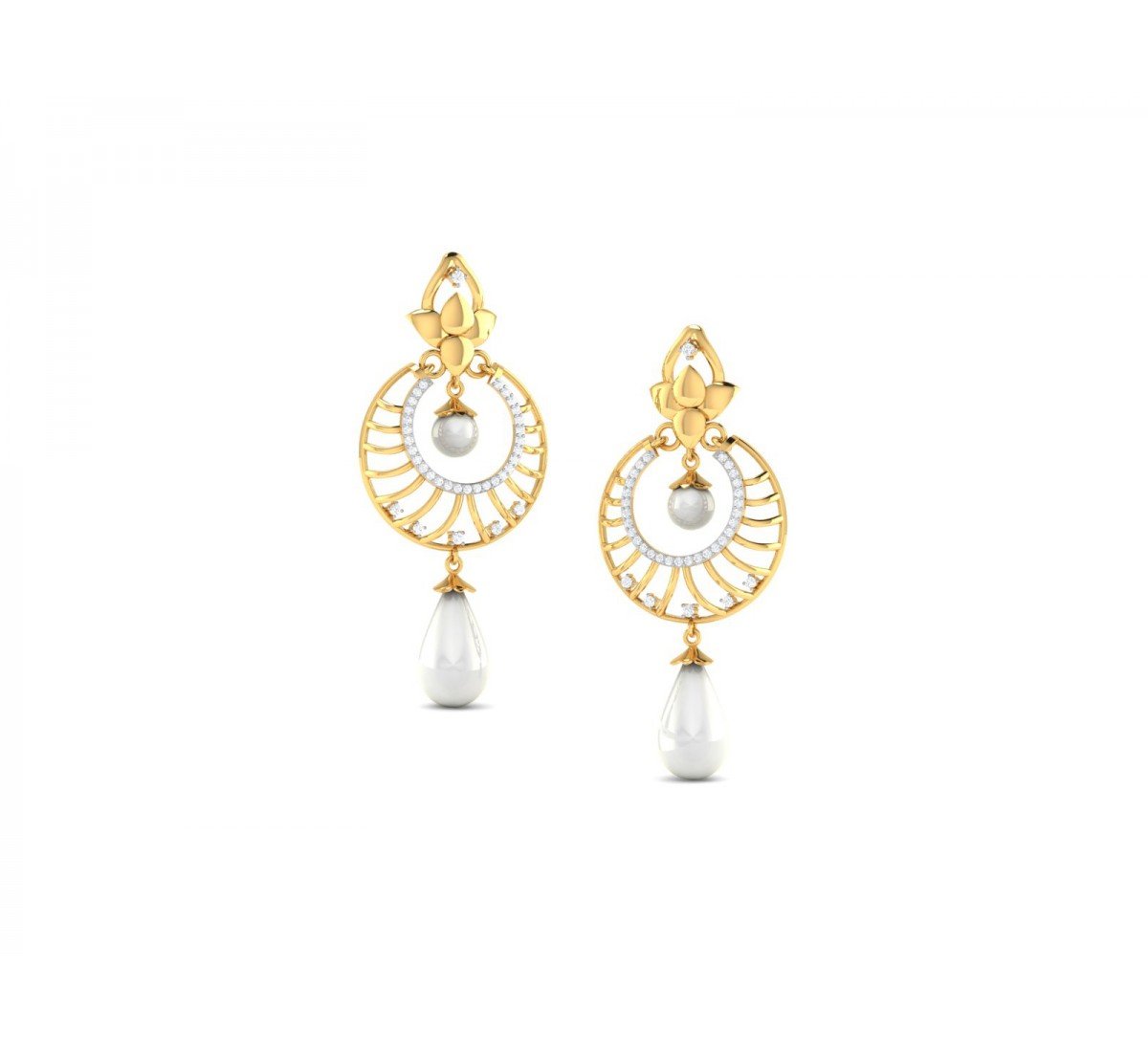 Monifa Grain Diamond Earrings