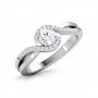 Infinity Jeana Solitaire Diamond Ring