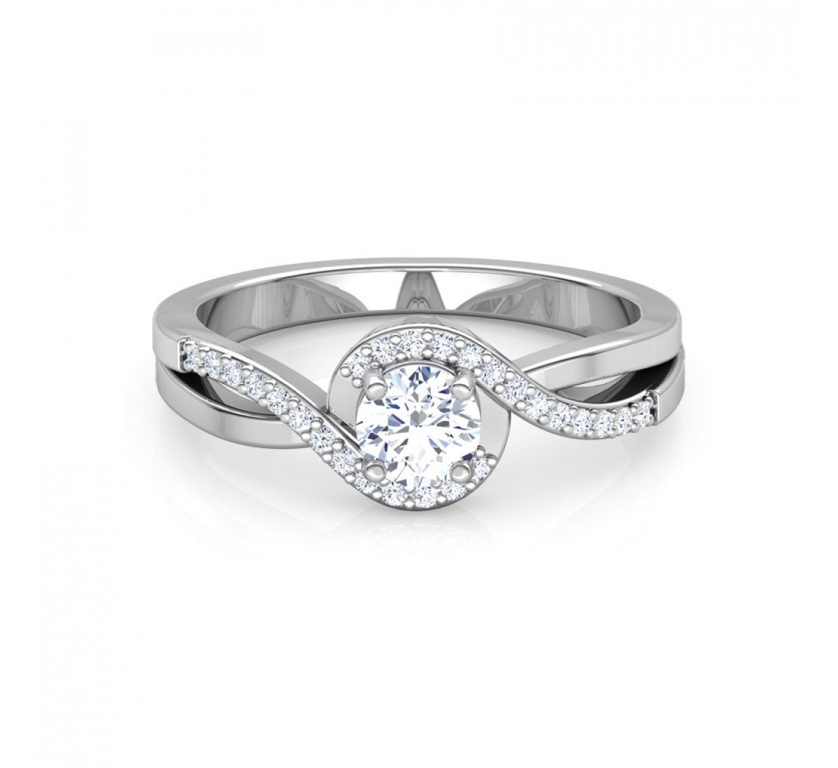 Infinity Jeana Solitaire Diamond Ring