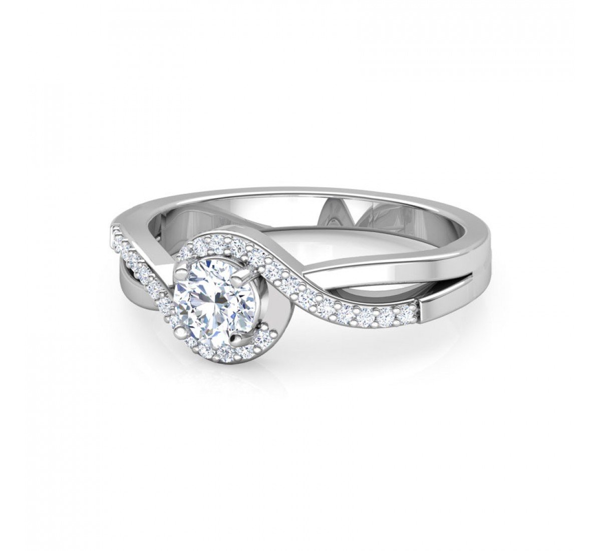 Infinity Jeana Solitaire Diamond Ring