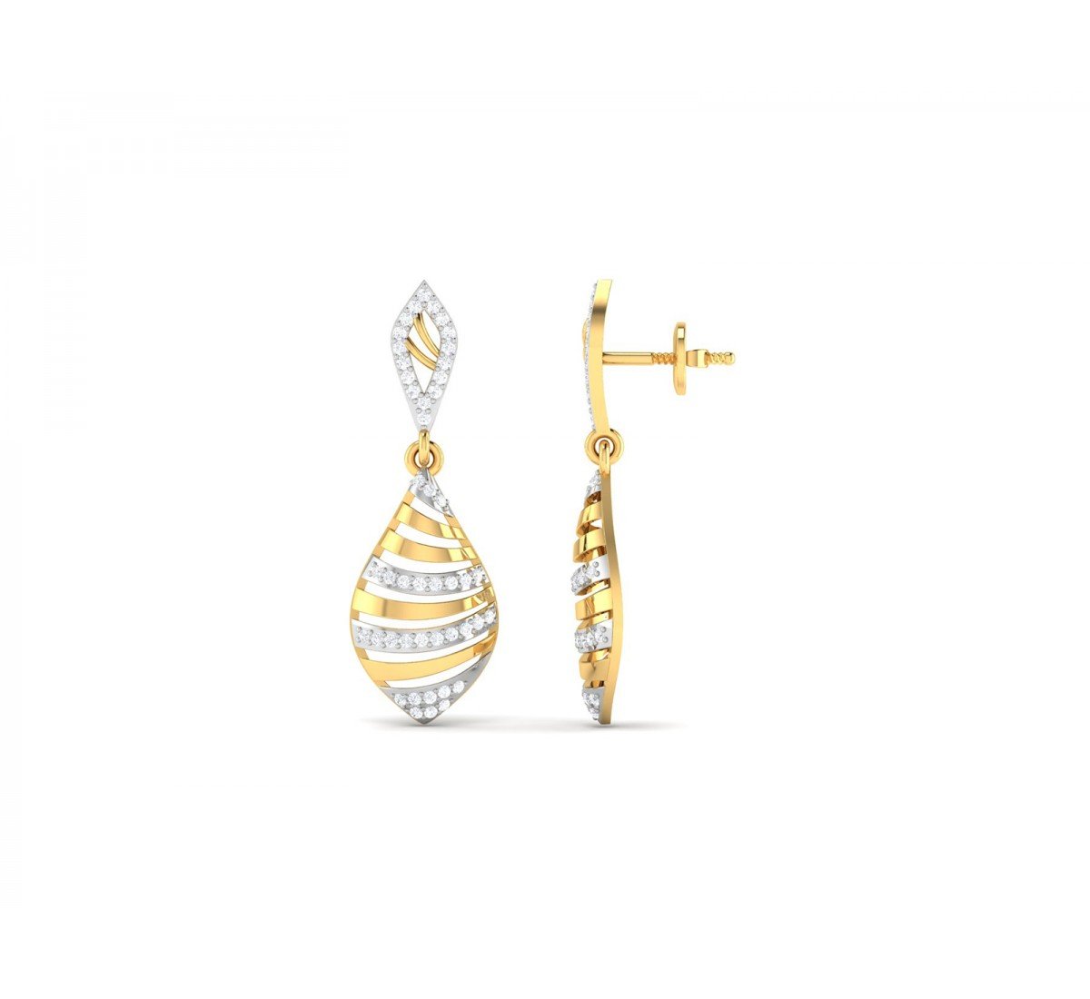 Reflective Feba Diamond Earrings