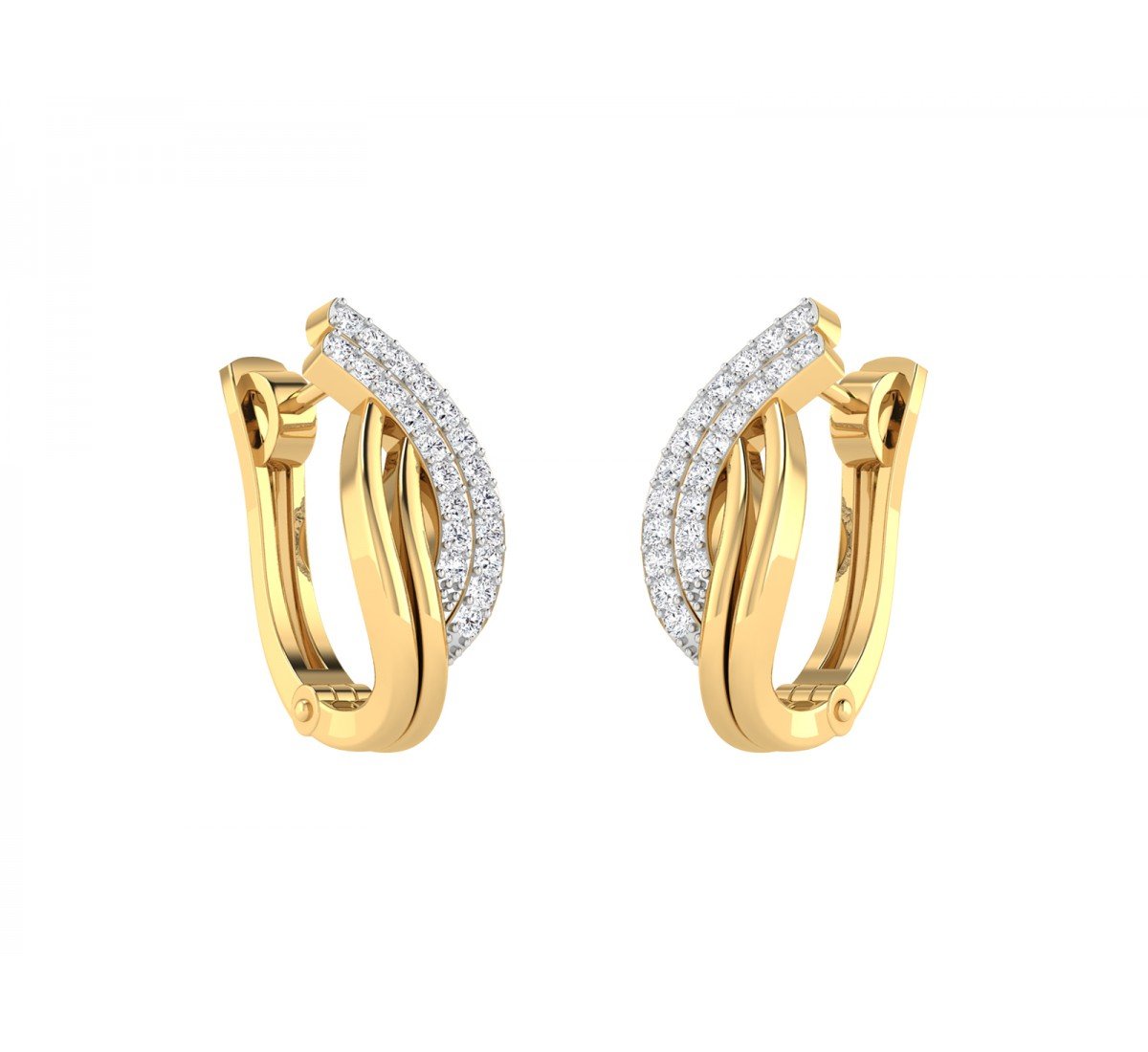 Melanie String Diamond Earrings