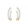 Anysia Enfold Diamond Earrings