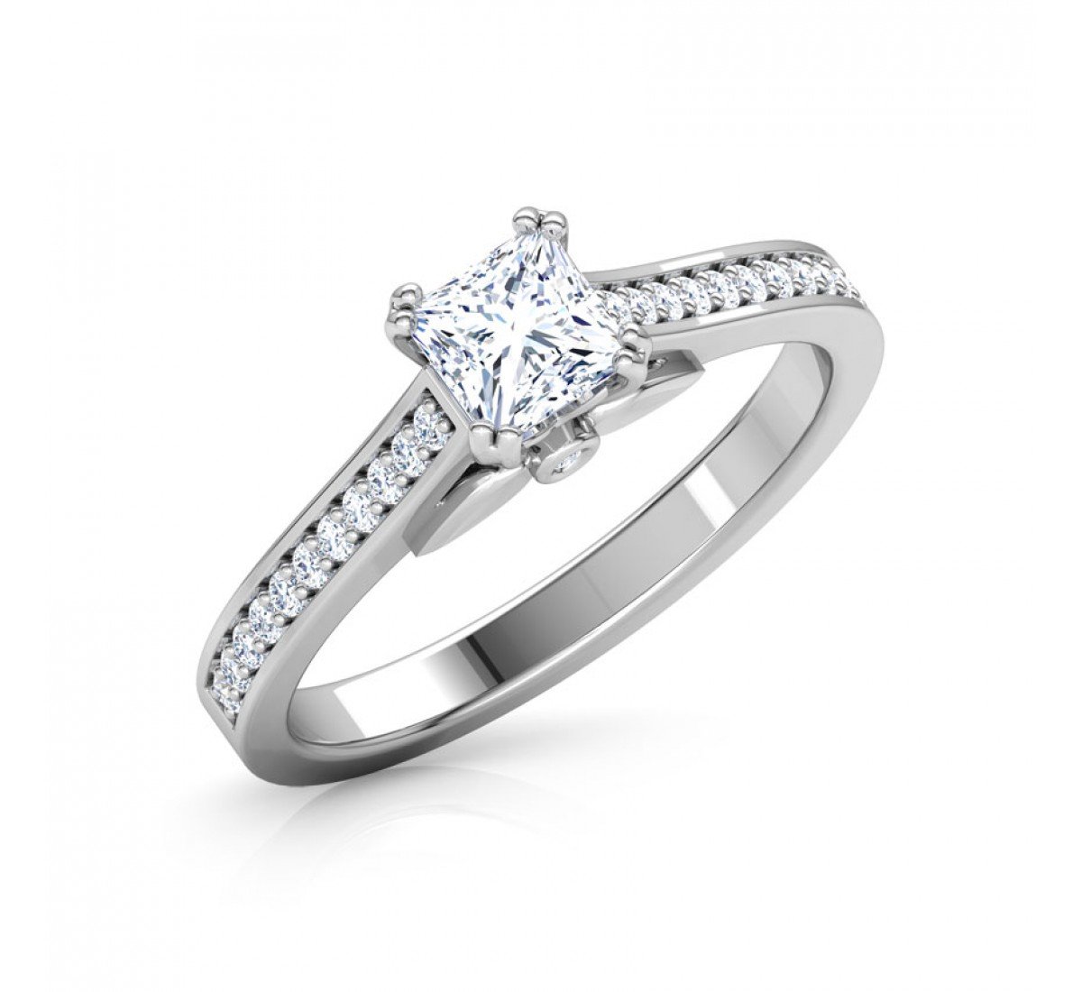 Resplendent Solitaire Diamond Ring