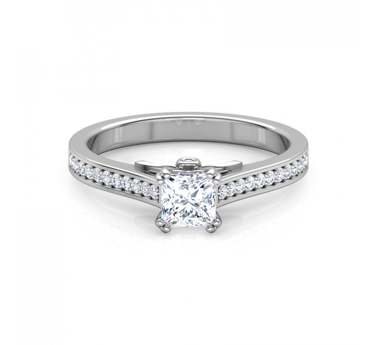 Resplendent Solitaire Diamond Ring