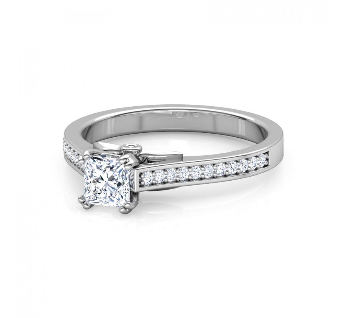 Resplendent Solitaire Diamond Ring