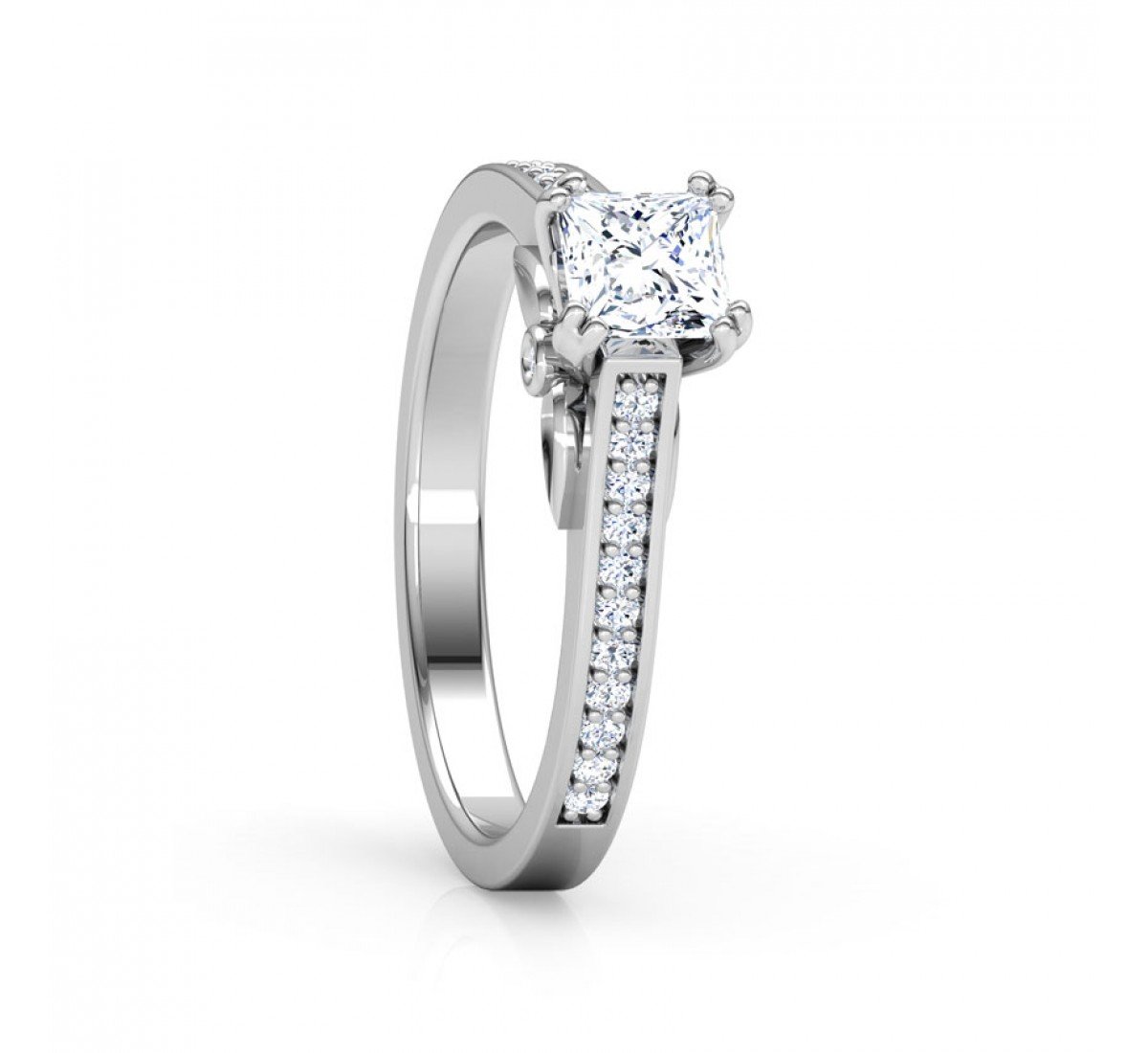 Resplendent Solitaire Diamond Ring