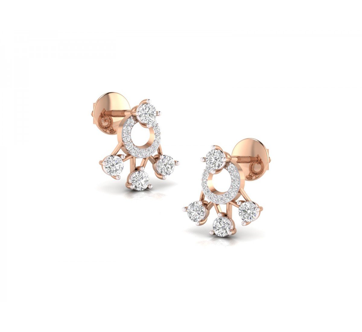 Shimmer Diamond Earrings