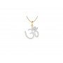 Om Symbol Diamond Pendant