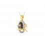 Tryambakam Shiva Diamond Pendant