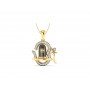 Tryambakam Shiva Diamond Pendant