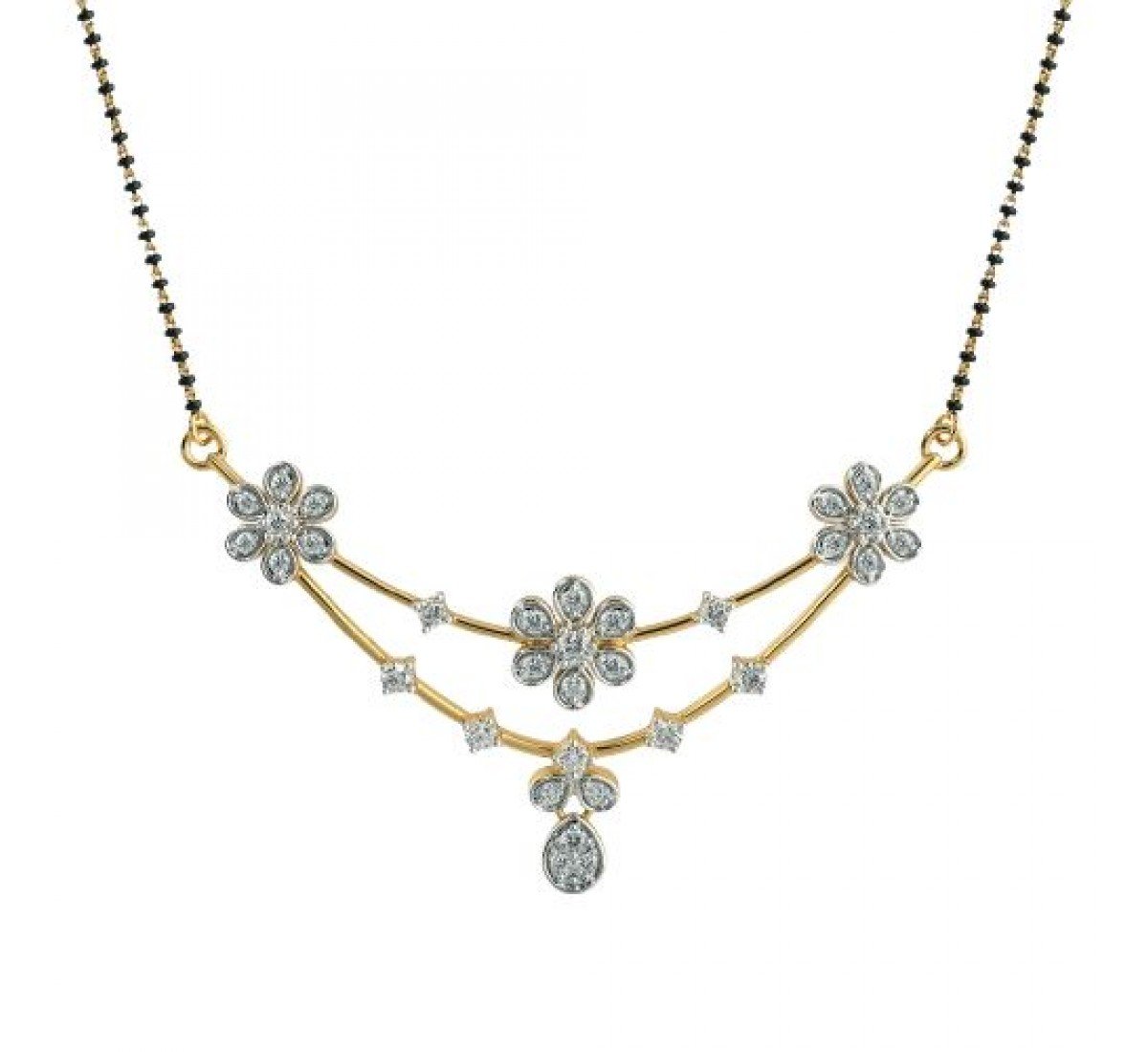 Bluestone diamond hot sale mangalsutra designs