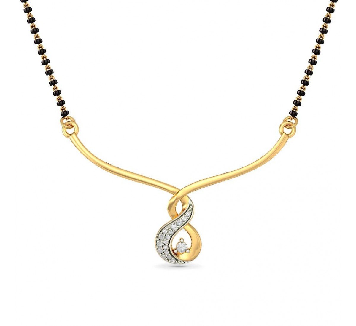 Illusionara Diamond Mangalsutra