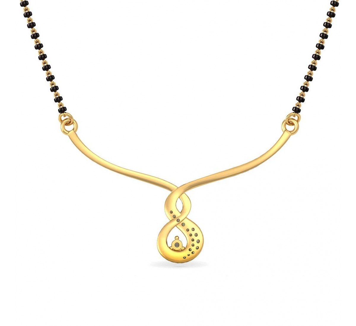 Illusionara Diamond Mangalsutra