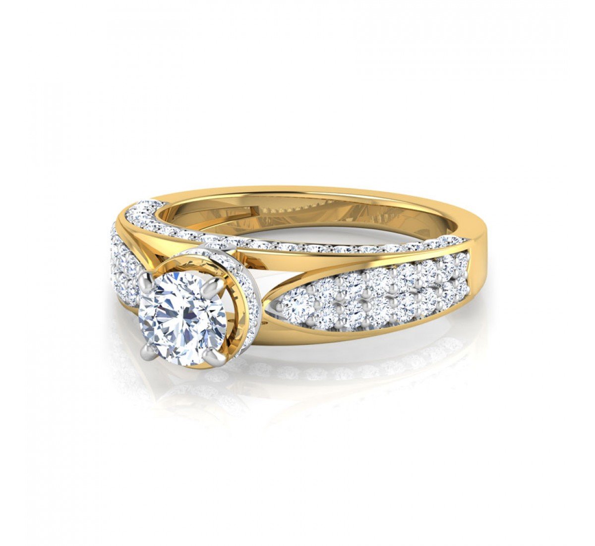 Gleamstone Solitaire Diamond Ring