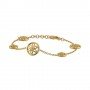 Elvia Crafted Gold Bracelet