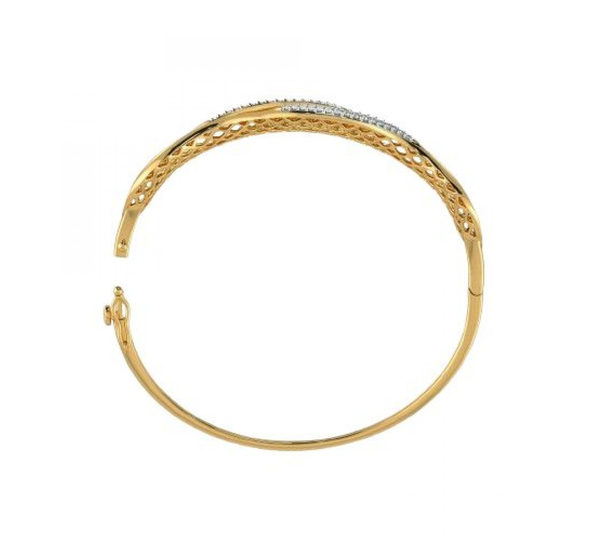 Curvilinear Diamond Bracelet