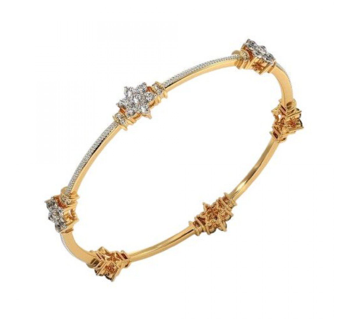 Twirl Stunning Diamond Bangles